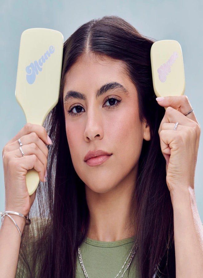 Mane Ready or Knot Mini Detangling Hair Brush - Anti-Static Hair Brush with Durable Metal Bristles for a Gentle Scalp Massage - Smooths Hair for a Frizz-Free Finish - Image 5