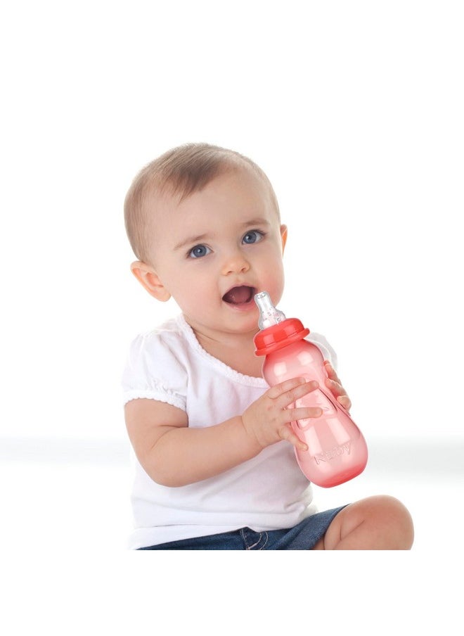 Nuby Nuby Non-Drip Standard Neck Bottles, 10 Ounce, Colors May Vary, 3 Count (Pack of 1)  - Image 2