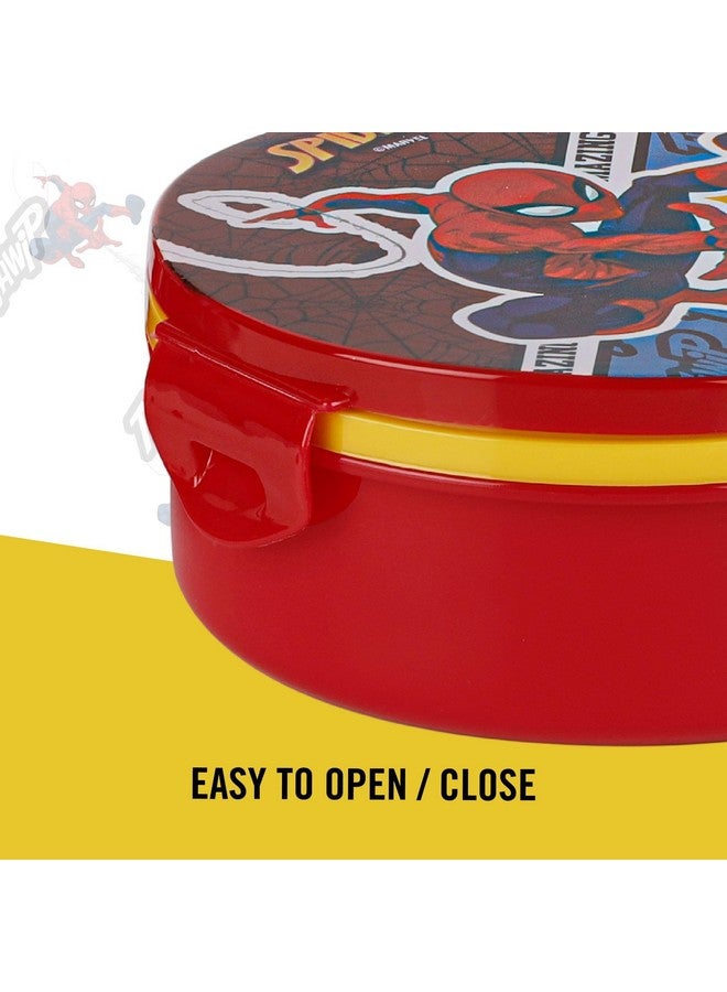 Cello CELLO Tiffy Spiderman Gift Set Insulated Lunch Box & Water Bottle for Kids | Tiffin Box 460 ml, Water Bottle 400 ml, Red & Yellow | Leak Proof | Easy to Clean | Ideal for School, Picnic  - Image 4