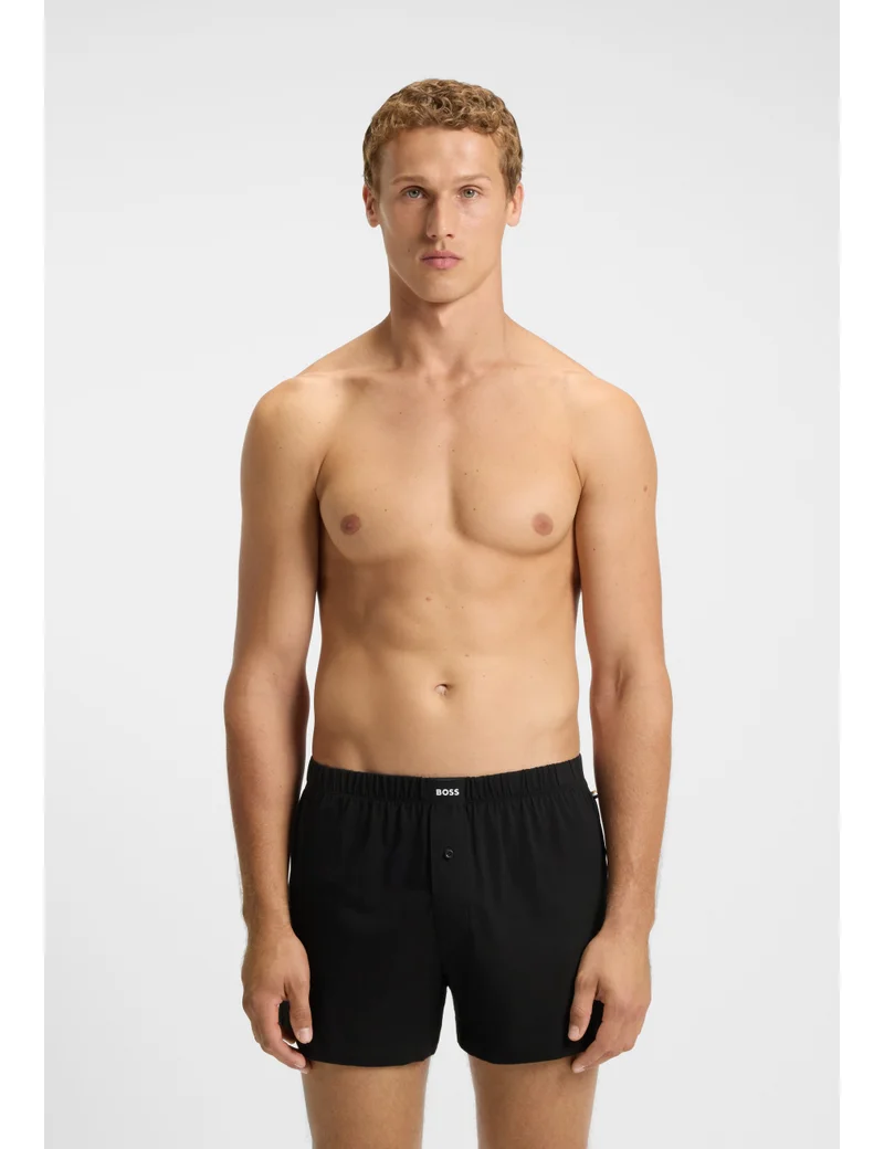BOSS Two-pack of stretch-cotton boxer shorts