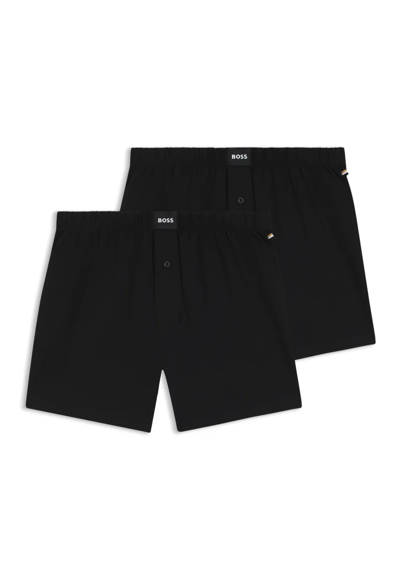 Two-pack of boxer shorts in stretch cotton
