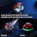 Anzmtosn Cool Stress Ball Desk Toy Fidgets Spinner Toy Metal for Kids Adults Luminous Finger Hand Spinner Ball Stainless Steel Figit Toy Anti Stress ADHD EDC Fidgeting Ball Chirstams Birhtday Gift - Image 3