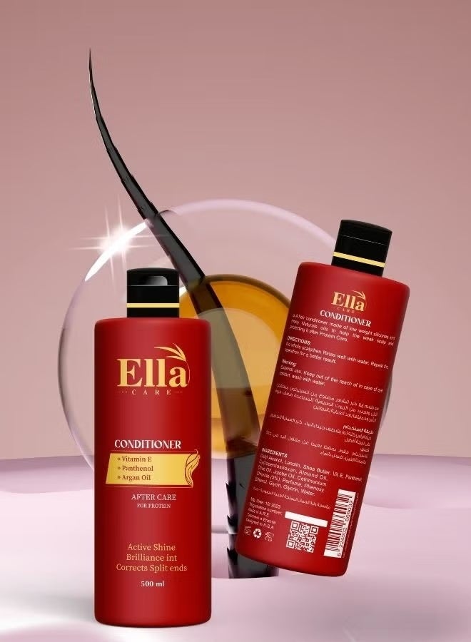 Ella Care Shea Butter, Argan Oil and Coconut Oil Conditioner 500ml - Image 3