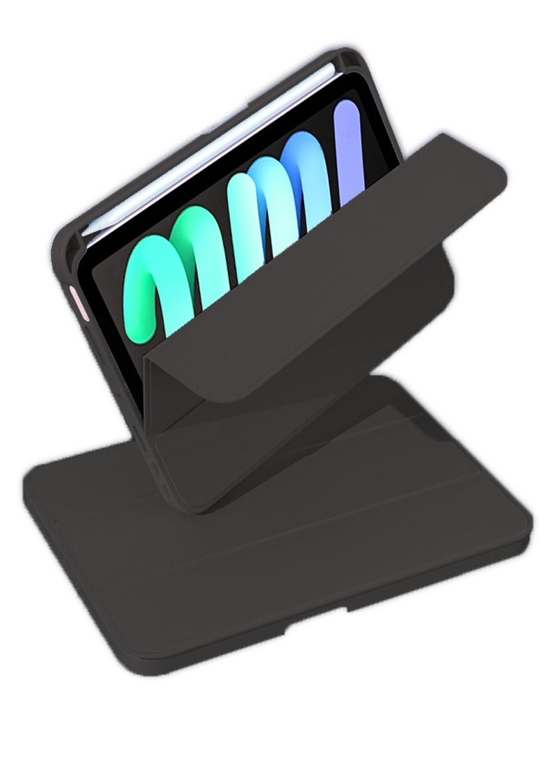 Cat - Cot iPad Mini 6 Cover Flip Case Soft Silicone For Apple iPad Mini 6 with Pencil Holder - Image 3