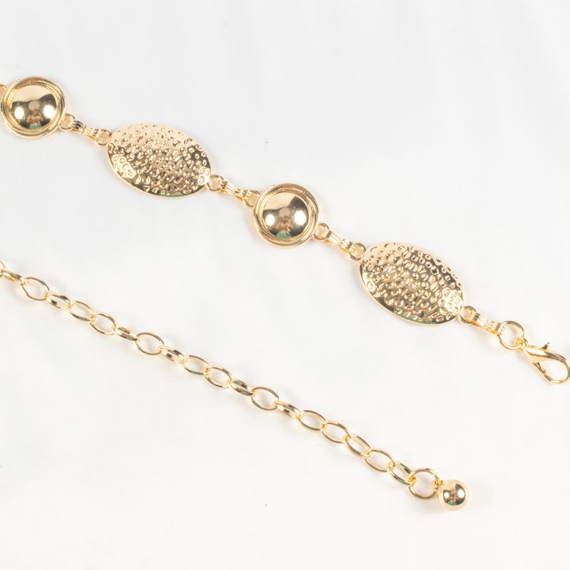 Golden Metal Waist Belt for Women - Image 2