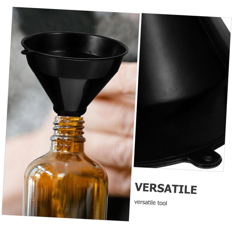 Large Plastic Funnels 2 Pack Wide Mouth for Automotive Oil and Kitchen Use Chemical Resistant Easy Clean Liquid Transfer Tool - Image 4