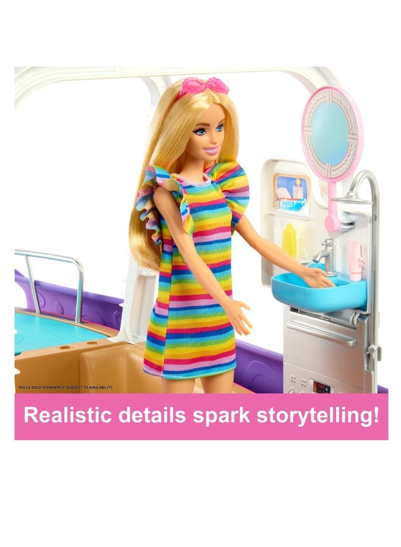 Barbie Dream Boat Playset with Pool, Slide and 20+ Accessories - Image 5