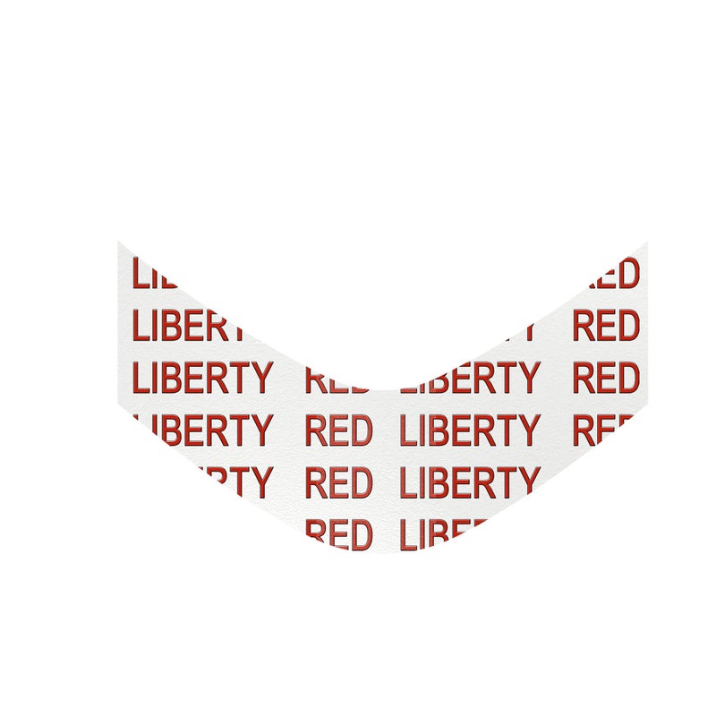 Sunshine Tape | Liberty Red Liner Wig Tape | 36 Pieces | Made in USA | Clear Double Sided Adhesive (A Curve) - Image 3