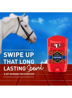 Old Spice Captain Deodorant Stick For Men, 3 x 50 ml  - Image 4
