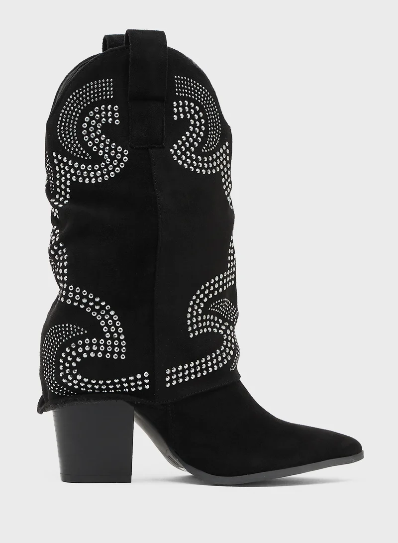 ترافل من نمشي Flat Ankle Boots