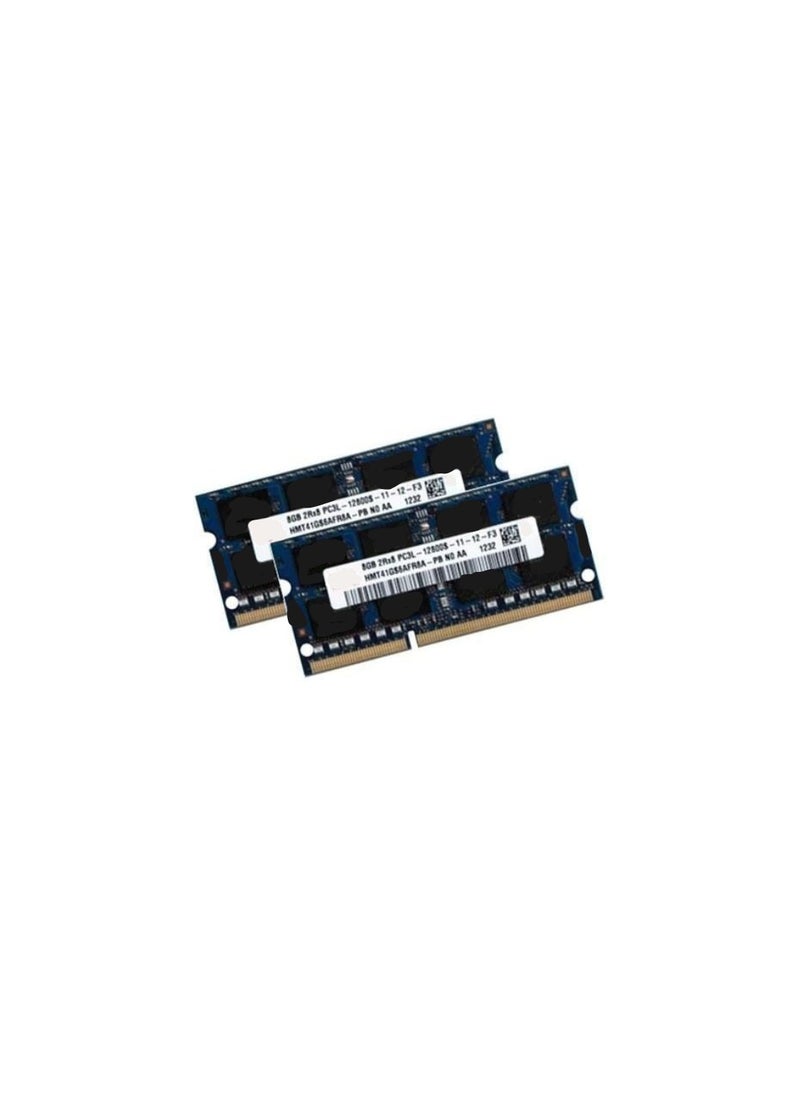 ماركة غير محددة رام لاب توب 16 جيجا (2×8 جيجا) DDR3 بسرعة 1600 ميجاهرتز – ثنائي القناة، 204 دبوس، 1.35 فولت 