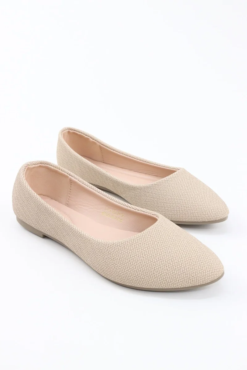 Viny VINY Women's Cushioned Ballet Flats – Lightweight Slip-On Flat Shoes, Comfortable Everyday Walking & Office Ballerina Shoes with Soft Support Insole