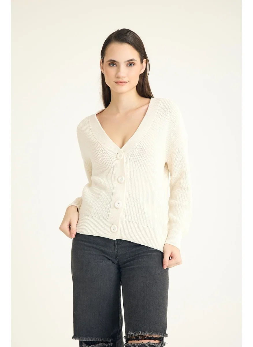 كوتن كونسيبت Camaieu Buttoned Women's Cardigan