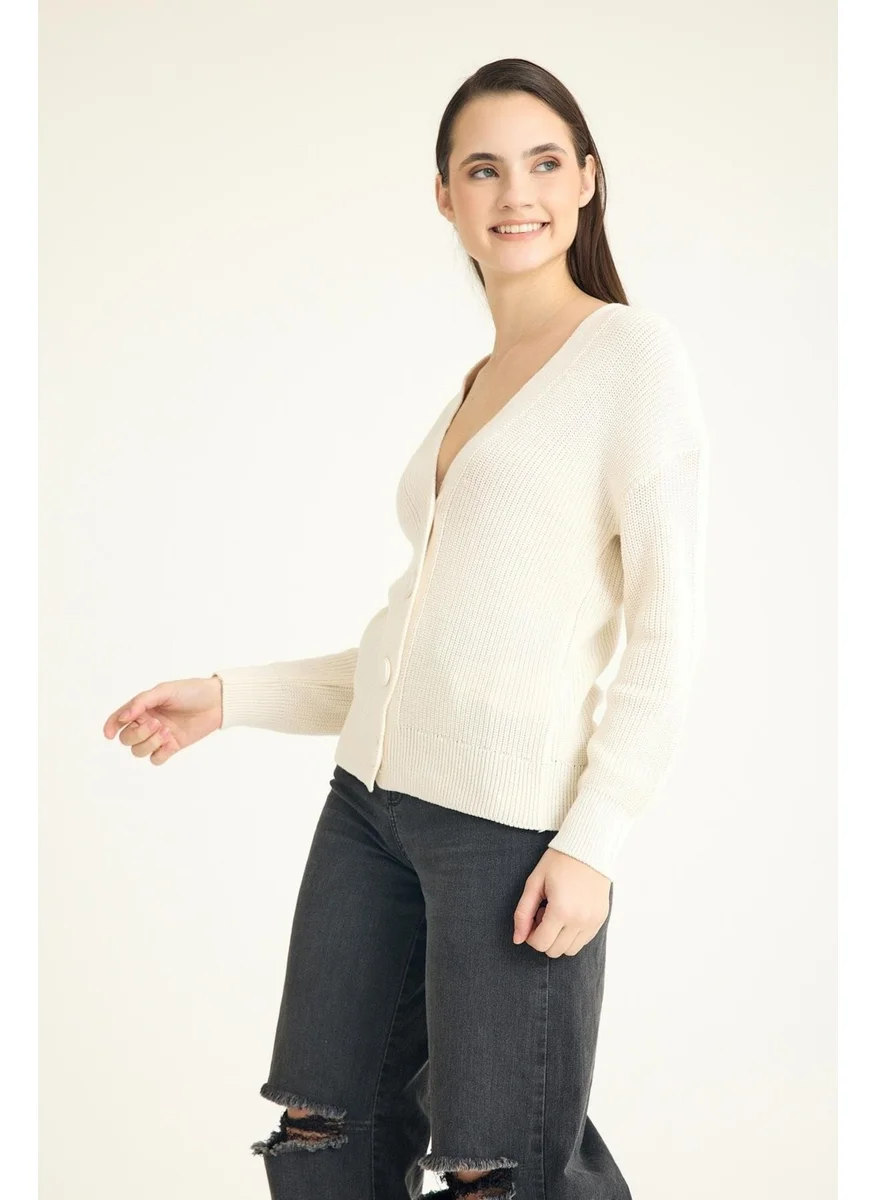 كوتن كونسيبت Camaieu Buttoned Women's Cardigan