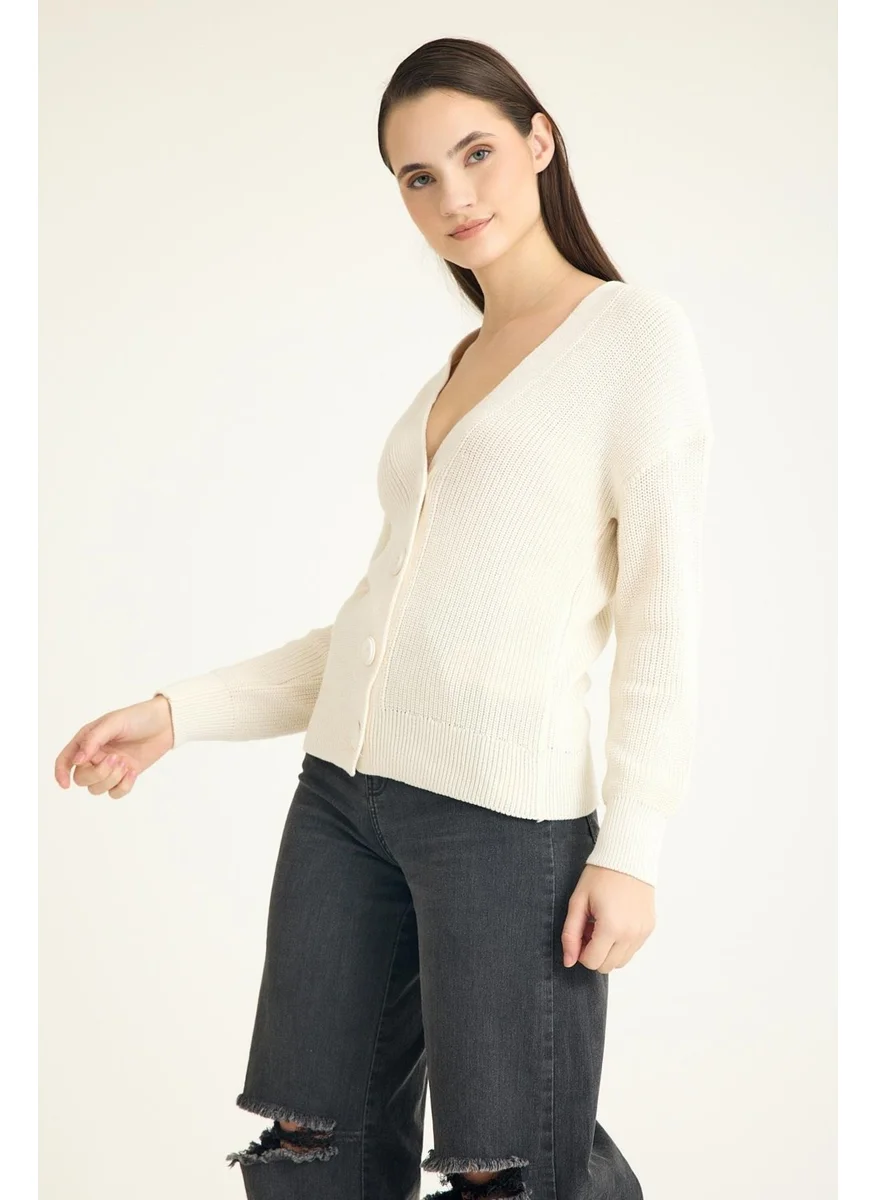 كوتن كونسيبت Camaieu Buttoned Women's Cardigan