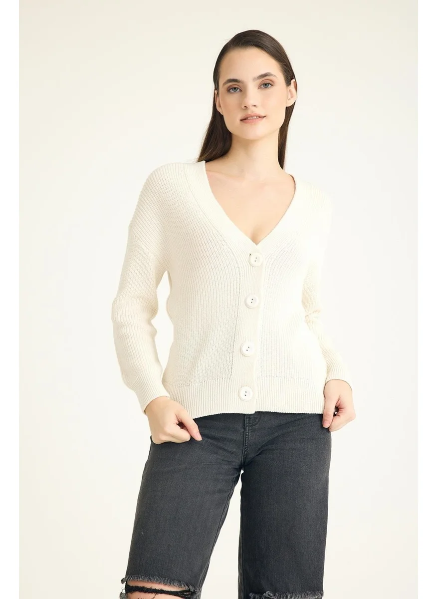 كوتن كونسيبت Camaieu Buttoned Women's Cardigan