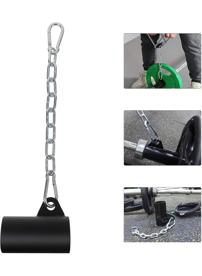 BESPORTBLE 1pc Fitness Landmine Ring Over Row Attachment Bar Exercise Sleeve Weight Bent Parts Handles Steel Insert Supplies Machine Lifting Workout Part Chain T- for Barbell Plate - Image 5