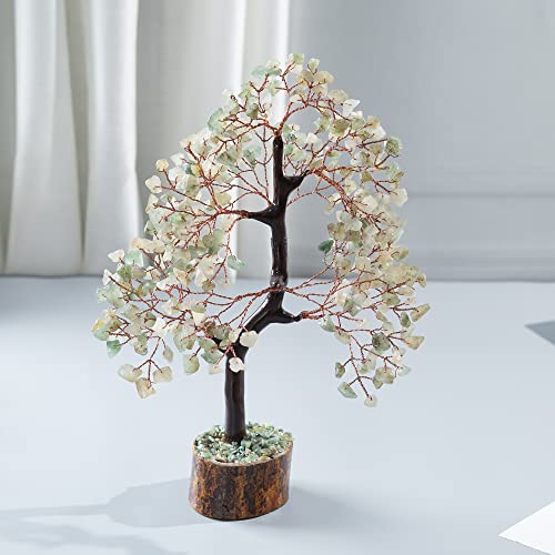 HindCraft Green Jade Feng Shui Tree | Prosperity & Success Crystal Tree for Home & Office | Home Decor Gift for Living Room & Hall for Men & Women – Anniversary & Birthday - Image 5