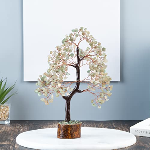 HindCraft Green Jade Feng Shui Tree | Prosperity & Success Crystal Tree for Home & Office | Home Decor Gift for Living Room & Hall for Men & Women – Anniversary & Birthday - Image 4