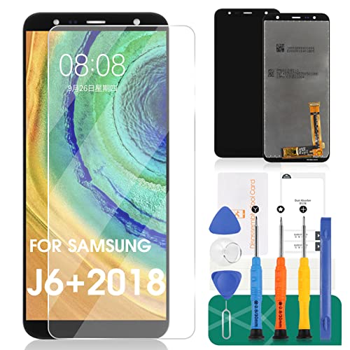 SRJTEK for Samsung Galaxy J6+2018 Screen Replacement SM-J610F SM-J610F LCD Screen Replacement for Samsung Galaxy J4+ 2019 LCD Display SM-J415F SM-J415G Touch Digitizer Assembly Repair Parts Kits(Black) - Image 1