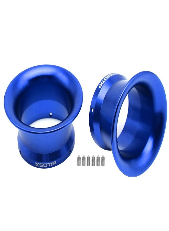 ZSDTRP 2PCS Air Filter Wind Cup Universal Motorcycle High Performance Replacement 55MM Air Filter for PWK PE Carburetor Pit Bike HONDA YAMAHA SUZUKI KAWASAKI KTM ATV SSR TTR Dirt Bike Mini Bike (Blue 55MM) - Image 1