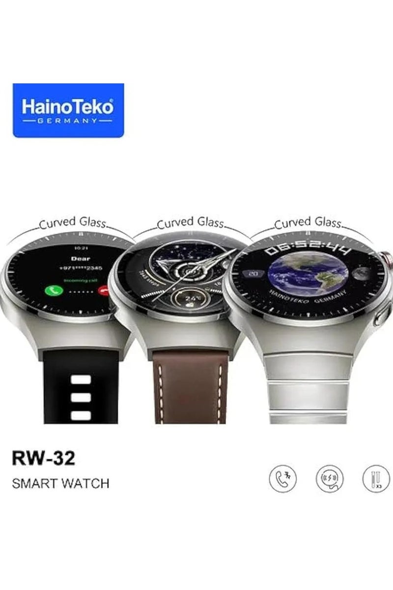 Haino Teko Advanced AMOLED Touchscreen HainoTeko Watch 4 Pro RW-32 with Multifunctional Fitness & Connectivity Features - Image 1