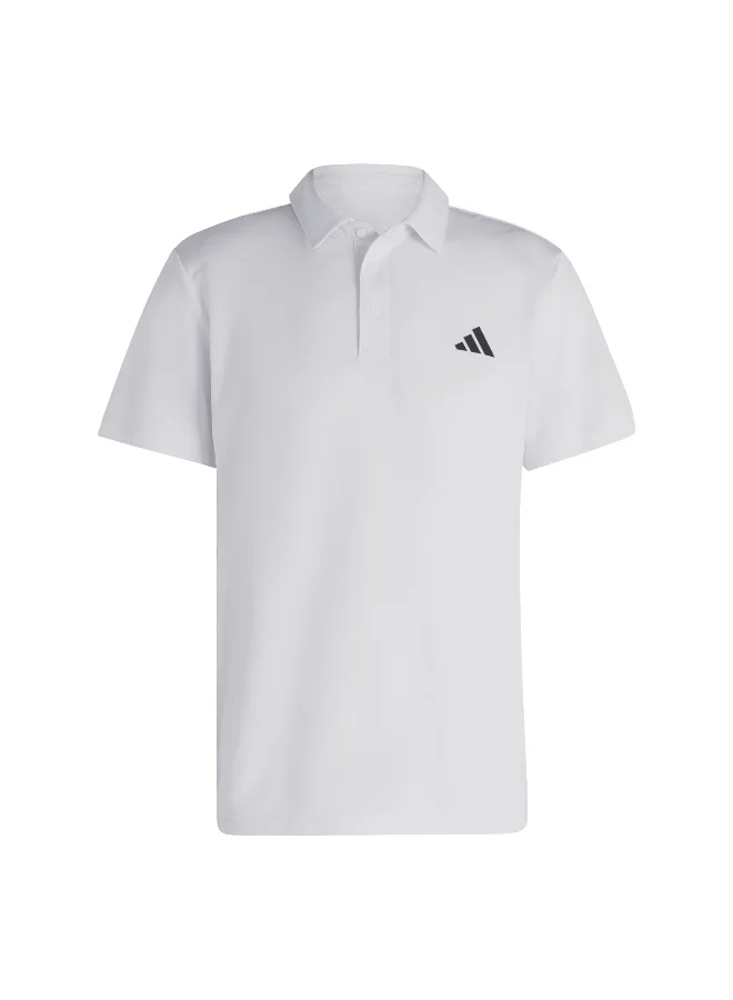 adidas Fab Polo White Tennis Polo Shirts For Men XS