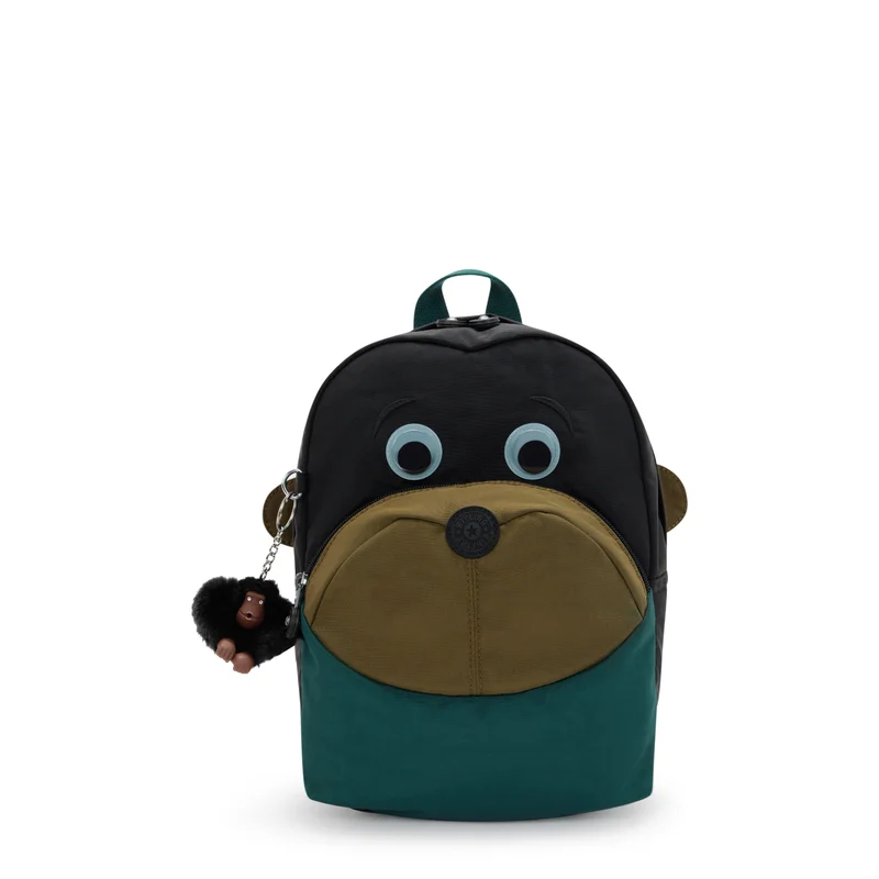 كيبلينغ Kipling  Faster Black Khaki Bl Kids Backpack 00253-5FY