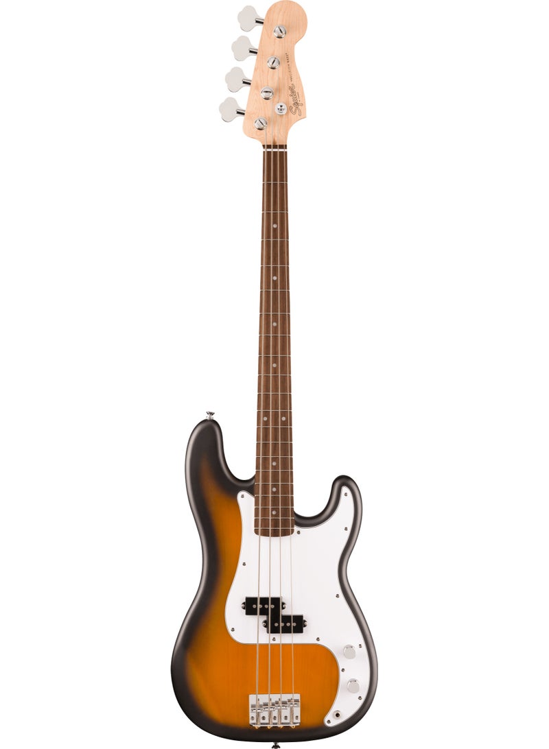 FENDER 0379700503 Debut Collection™ Precision Bass®, Laurel Fingerboard, White Pickguard, 2-Color Sunburst - Image 1