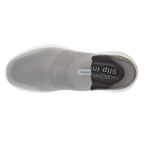 SKECHERS حذاء سكيشرز للرجال ألترا فليكس 3.0 سموذ ستيب هاندز فري سليب إن، رمادي، 12 عريض - Image 4