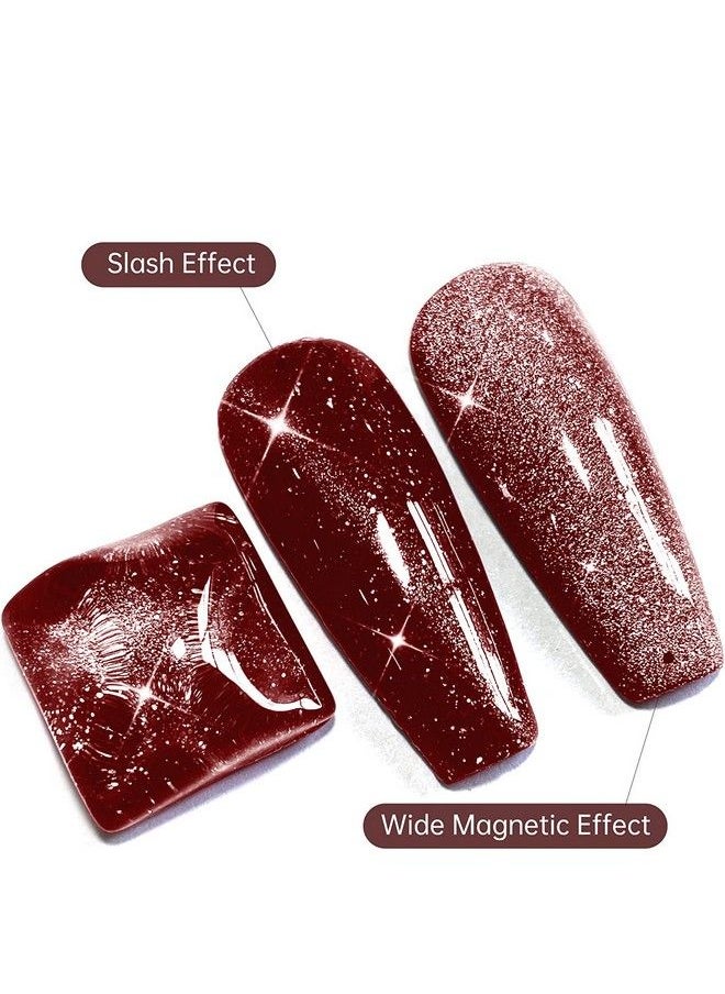 Glitter Sparkling Cat Eye Gel Nail Gel Polish Reflective Diamond Glitter Magnetic Gel Polish Shiny Cat Eye Gel Nail Polish Soak Off Uv Led Gel Nail Red Color 10Ml (11 Red) - pzsku/ZCC30471E0AC0606E5EC4Z/45/_/1677914199/b4451b9c-3db6-4ac1-adb4-19c1d5fdd933