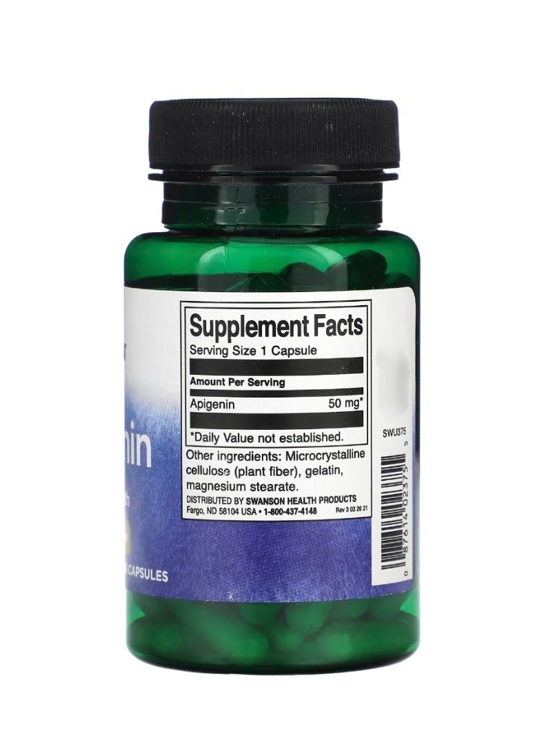 سوانسون أبيجينين 50 ملجم 90 كبسولة - Image 2