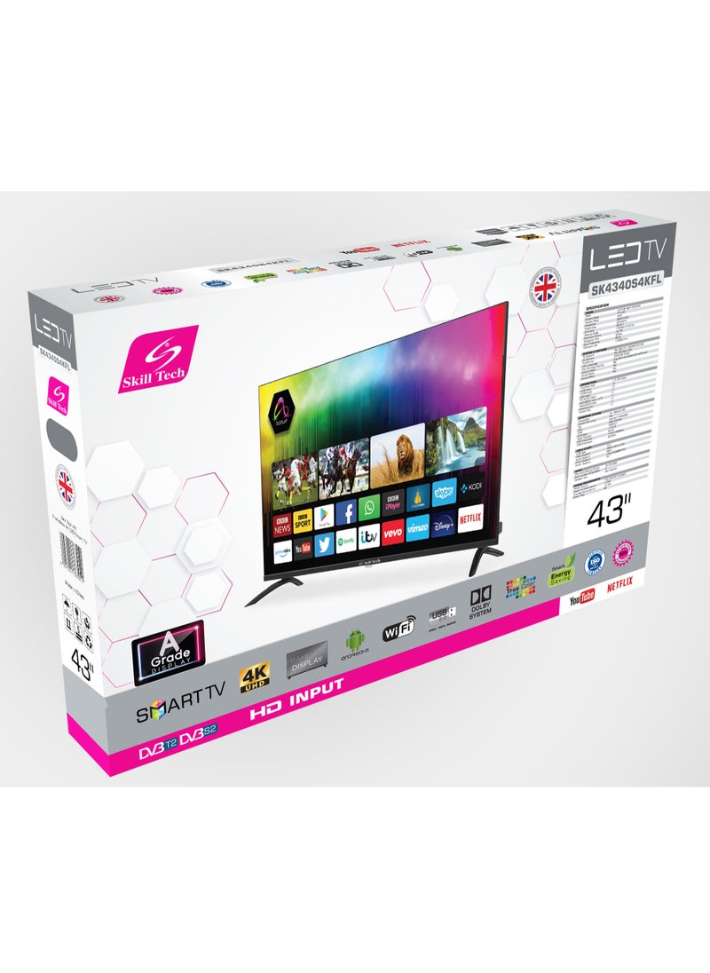 Skill Tech SK4340S4KFL Skill Tech 43 INCH HD Ready LED TV  - Image 4