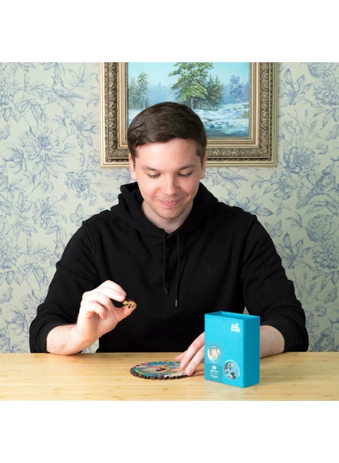 باقة ألعاب تركيب خشبية من Davici "عندما وُلد نجم" – 30 قطعة، 13.5×13.5 سم، مستوى مبتدئ - Image 5