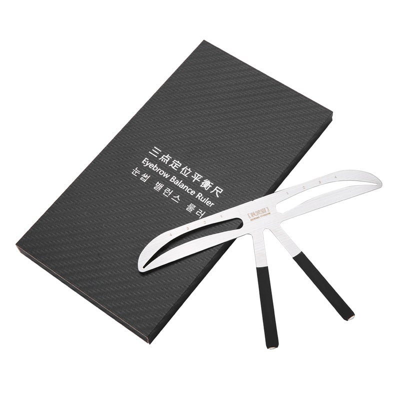 Tattoo Eyebrow Ruler Eyebrow Measure Balance Extension Ruler Shape Stencil 8# - Image 1