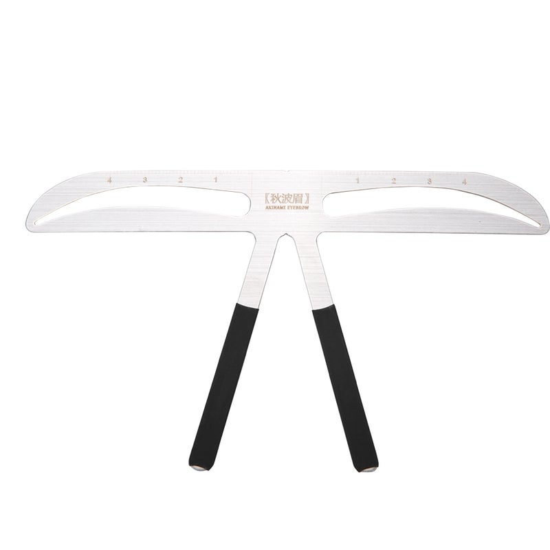 Tattoo Eyebrow Ruler Eyebrow Measure Balance Extension Ruler Shape Stencil 8# - Image 5