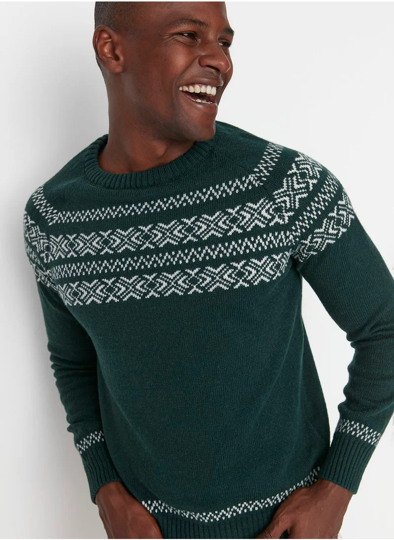 trendyol Knitted Crew Neck Sweater
