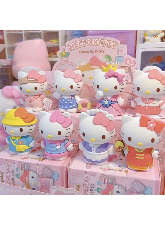 هالو كيتي مرحبا كيتي سويت بلايميت صندوق مكفوفين أونبوكس 8 شخصيات رائعة بشكل لا يصدق بأناقة لفرحة لا نهاية لها - Image 4