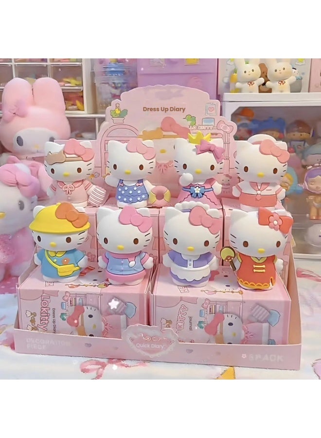 هالو كيتي مرحبا كيتي سويت بلايميت صندوق مكفوفين أونبوكس 8 شخصيات رائعة بشكل لا يصدق بأناقة لفرحة لا نهاية لها - Image 2
