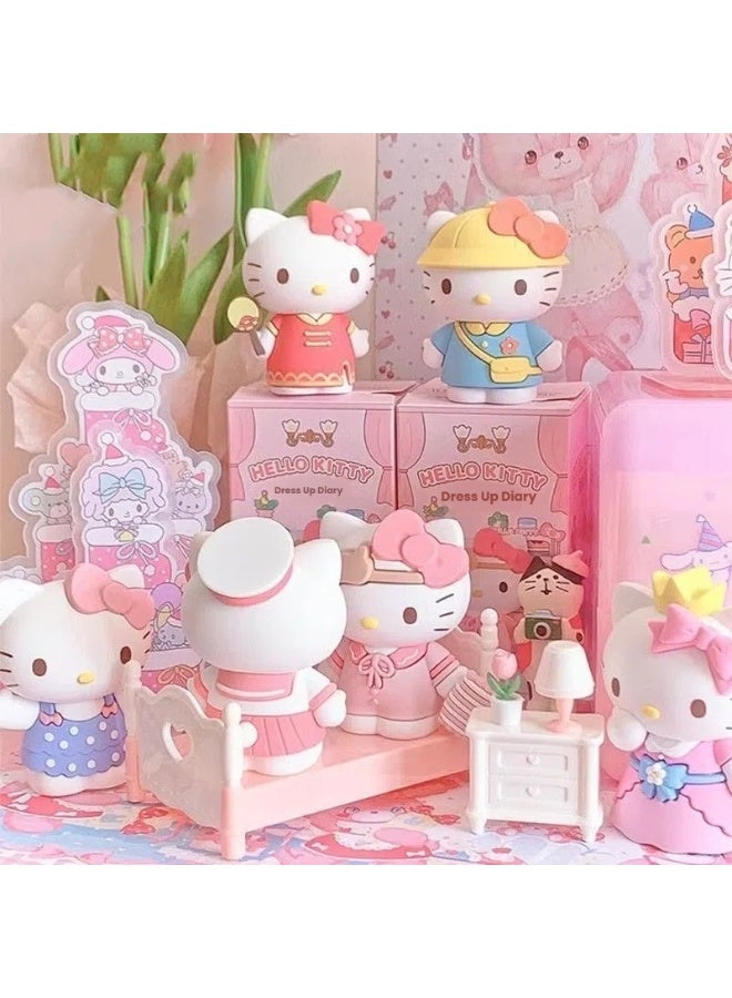 هالو كيتي مرحبا كيتي سويت بلايميت صندوق مكفوفين أونبوكس 8 شخصيات رائعة بشكل لا يصدق بأناقة لفرحة لا نهاية لها - Image 1