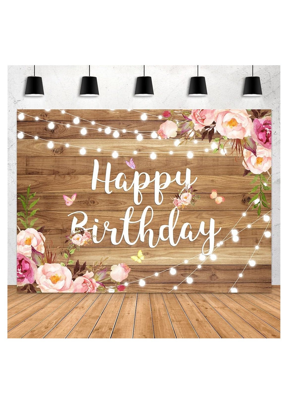 سيوسي SYOSI Happy Birthday Backdrop
