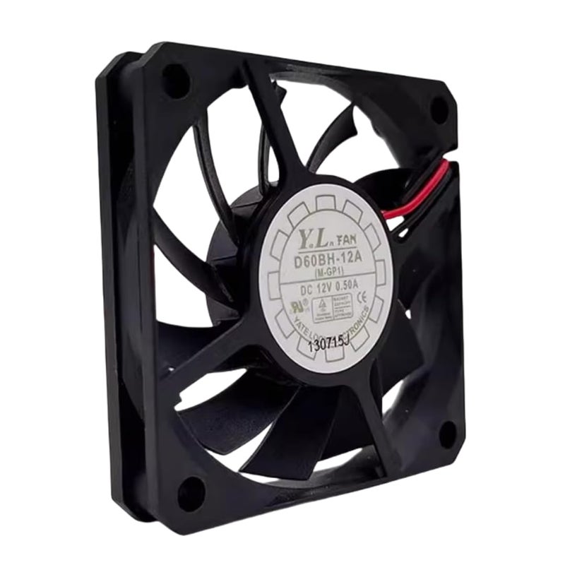 6010 60mm 12V DC Cooling Fan 4900RPM 0 50A 6W 2 Wire For Computer Case - Image 3