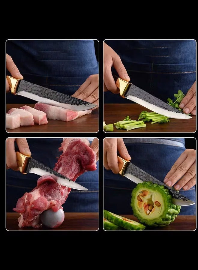 Hand-forged sharp boning knife 3-piece set  - Image 4
