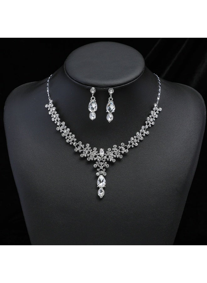 NIBEMINENT Women's Diamond Necklace Set - Chic Minimalist Versatile Choker Necklace