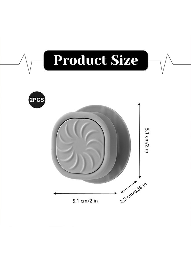 2 PCS Trash Can Bag Holder Creative Trash Bag Holder Non-Slip Rotating Tightening Clips for Gabage Can Home Office - Image 3