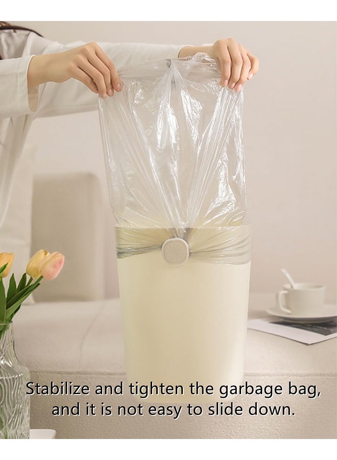 2 PCS Trash Can Bag Holder Creative Trash Bag Holder Non-Slip Rotating Tightening Clips for Gabage Can Home Office - Image 2