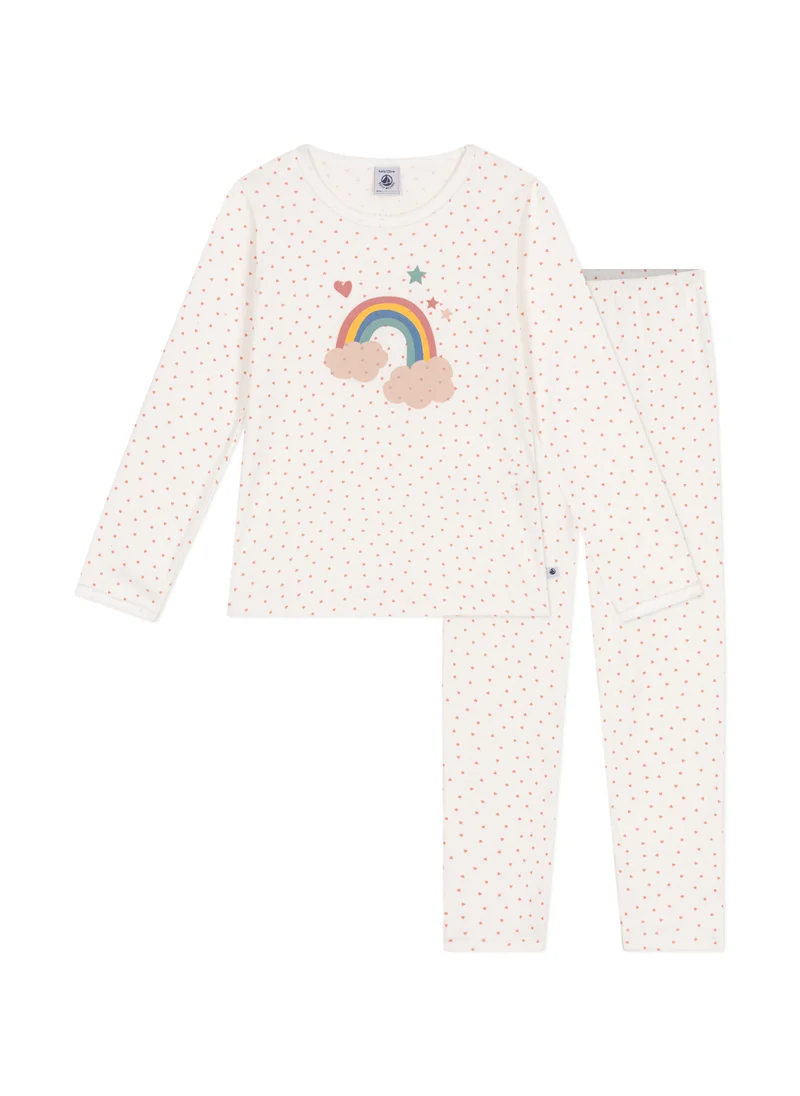 بيتي باتو Children's cotton pyjamas printed with little hearts