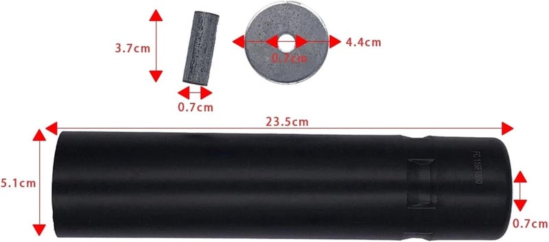 QASULER Car Rear Shock Absorber Buffer Rubber Boot Set - Image 2