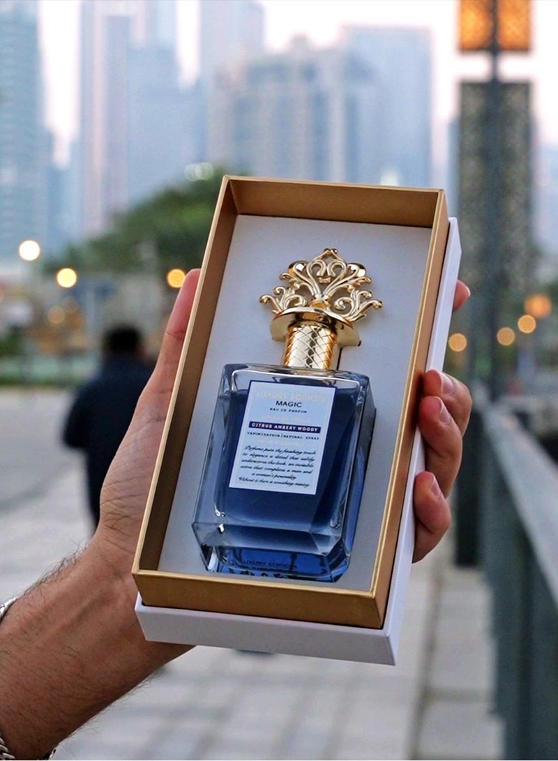 Linea De Bella Elegent Luxury Edition Magic 100ML Perfume for Men | Long Lasting Luxury Perfume for Men with Citrus & Amber Notes - Image 1