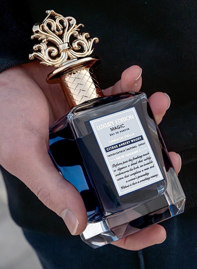 Linea De Bella Elegent Luxury Edition Magic 100ML Perfume for Men | Long Lasting Luxury Perfume for Men with Citrus & Amber Notes - Image 2